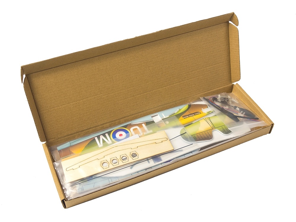 Hurricane MK.I, Spw 420mm, PNP-Bausatz aus PP Foam von DW-Hobby – Bild 6