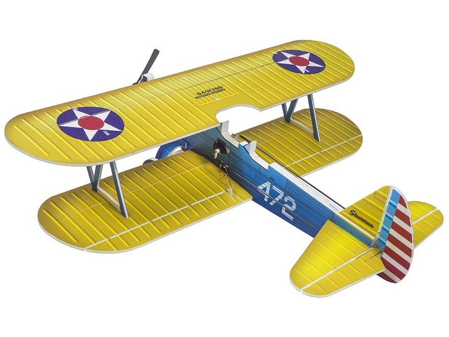 PT-17 Stearman, Spw 450mm, KIT-Bausatz aus PP Foam, DW-Hobby – Bild 2