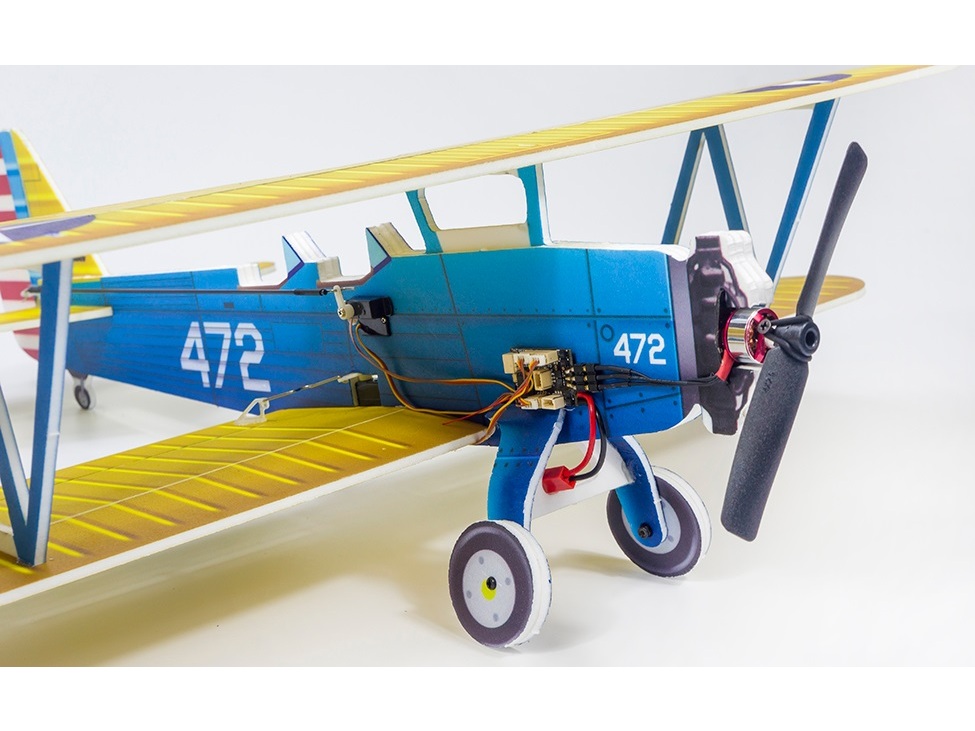 PT-17 Stearman, Spw 450mm, KIT-Bausatz aus PP Foam, DW-Hobby – Bild 5