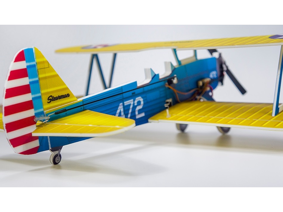 PT-17 Stearman, Spw 450mm, KIT-Bausatz aus PP Foam, DW-Hobby – Bild 6