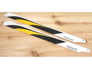 3D PRO Rotorblätter CFK/Carbon, 360mm, für 450L/480er Helikopter von Dynam