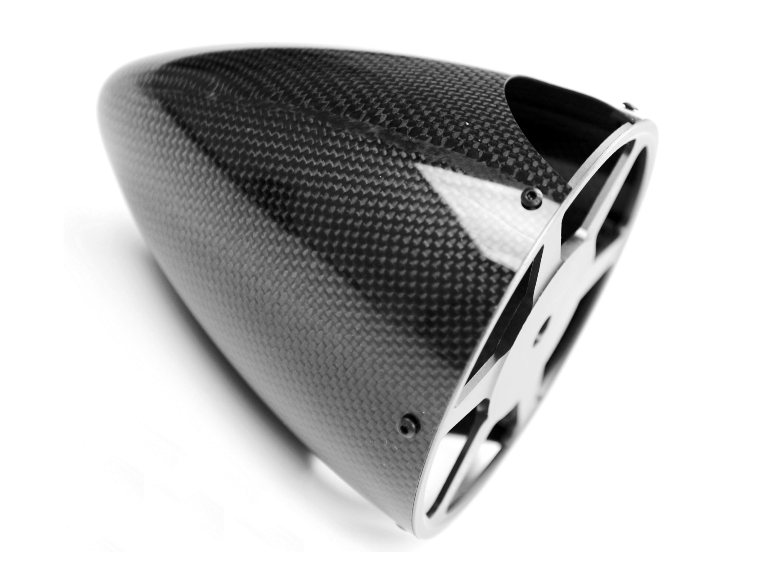 Falcon Carbon / CFK Spinner 3.5 Zoll / 89mm, 3-Blatt mit Alu-Bodenplatte – Bild 2