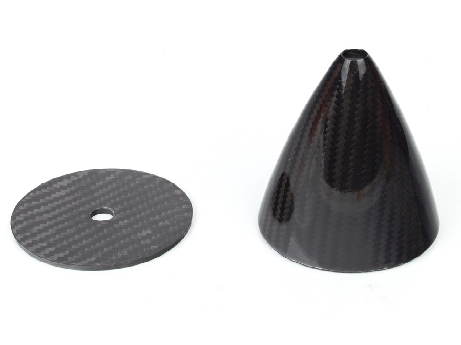 CFK Spinner 89mm / 3.5inch - mit CFK Bodenplatte