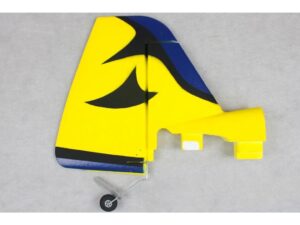 Seitenruder gelb/blau zu SU-26M von Dynam SU-04-blue