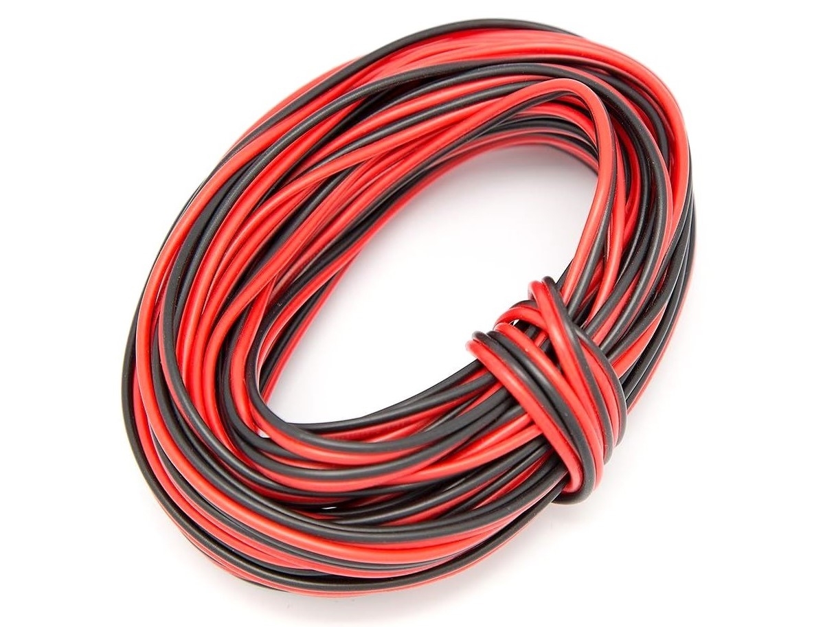 flexibles PVC - Kabel 18AWG - 2 Pin - per Meter