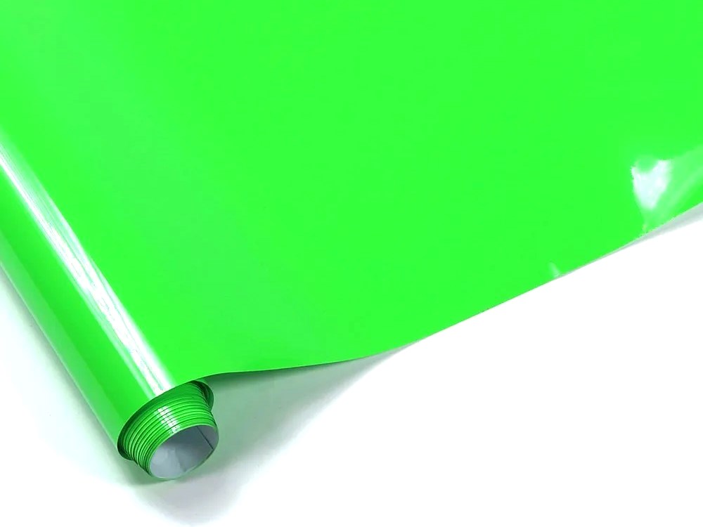 Bügelfolie / Modellbaufolie - grün, leuchtend - 60 x 200 cm