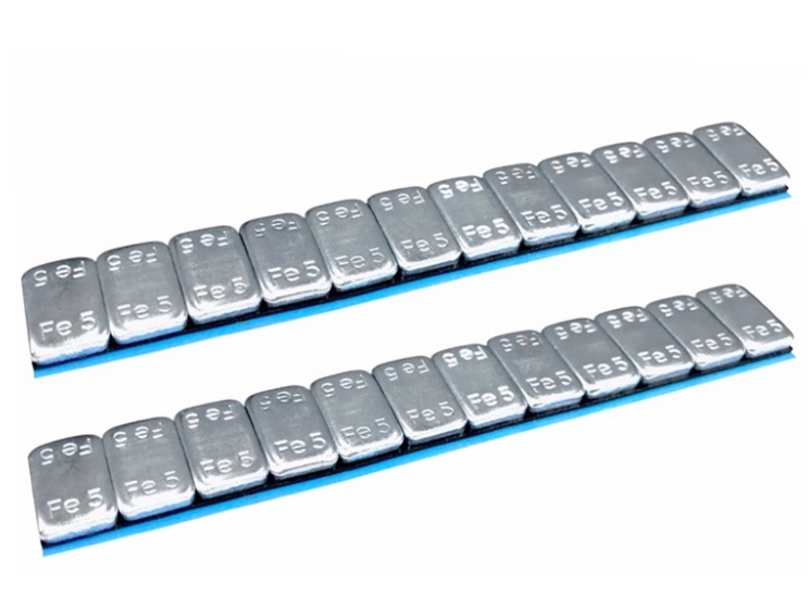 Klebegewichte /Auswuchtgewichte, Eisen verzinkt, 24x 5gr / Set 2x12 Stück
