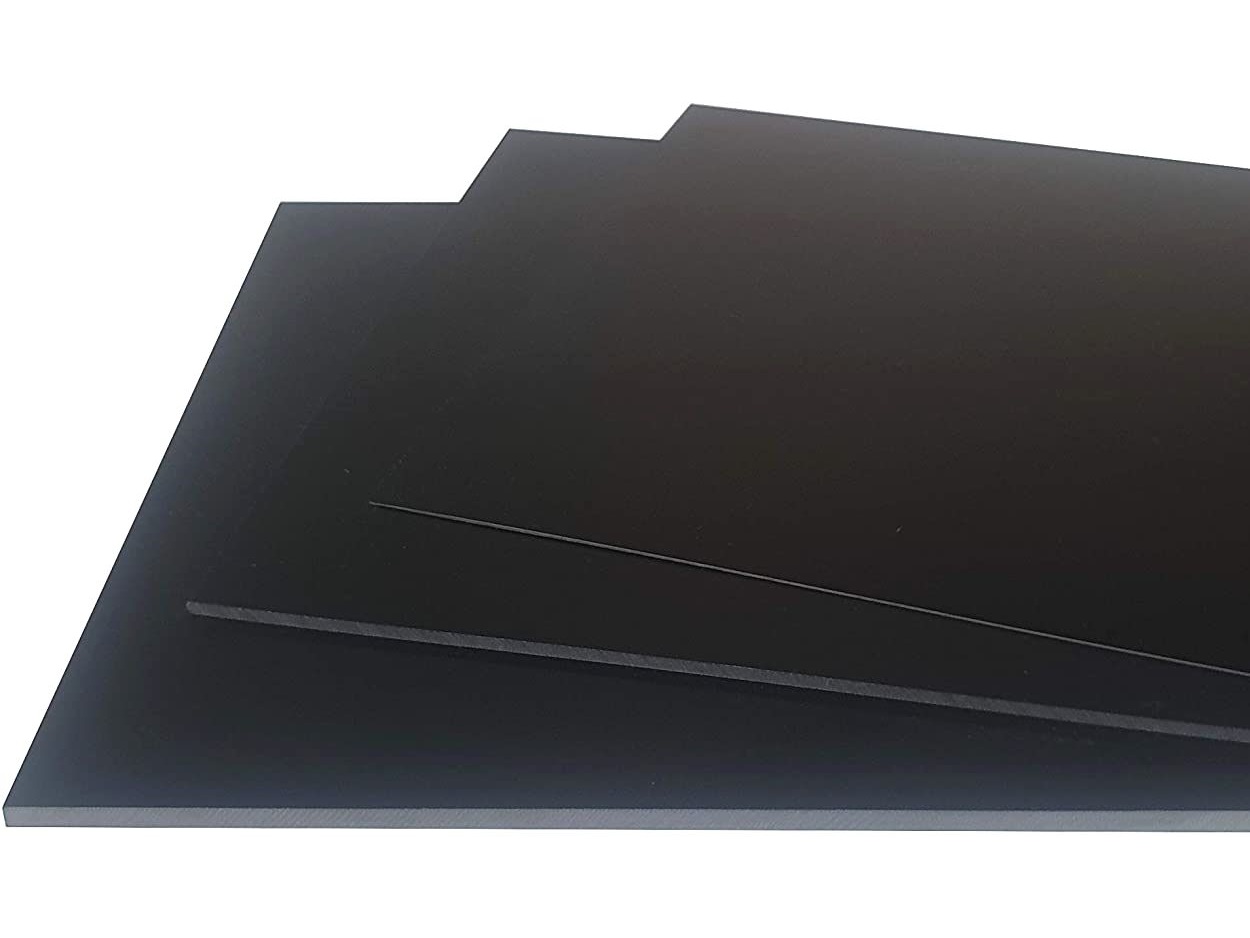 GFK Glasfaser-Platte, schwarz, matt, 4mm, 300x200mm