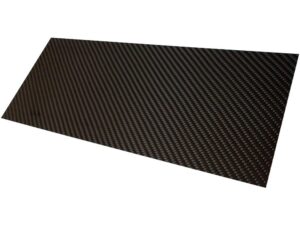 CFK Karbon - Platte - Sichtcarbon, matt, 2.5mm, 300x200mm