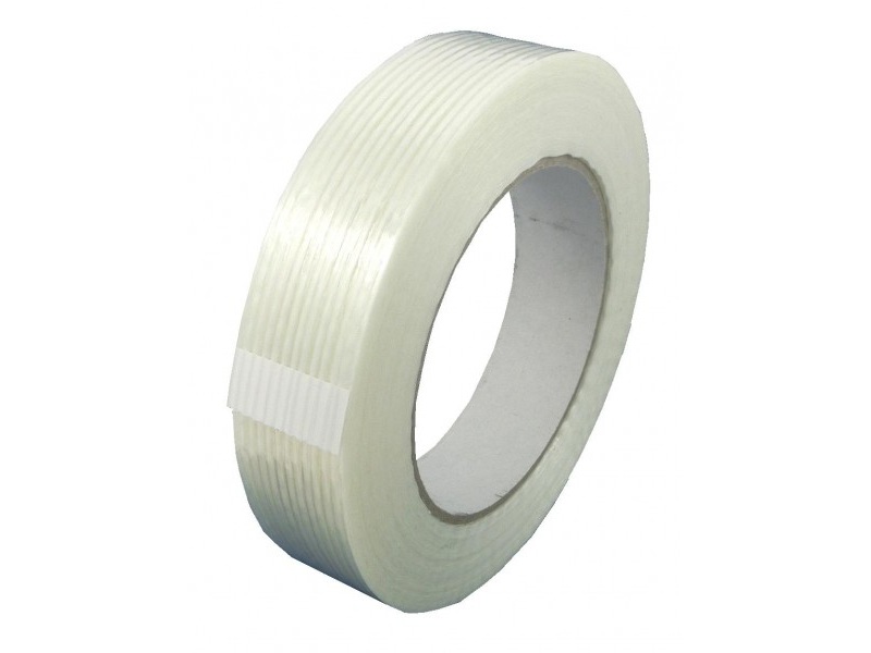 Strapping / Filamentklebeband mit Glasfaserverstärkung, 25mm x 50m