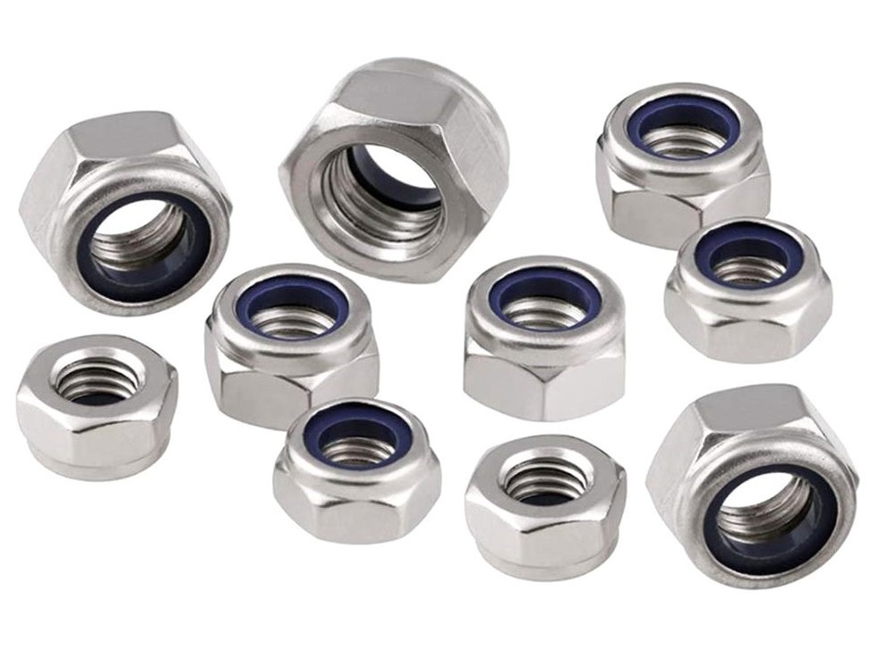 Stoppmutter / Sechskantmuttern - M2.5 Hexagon aus Edelstahl im 10er-Set