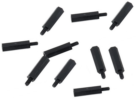 PCB/Platinen-Schraube M3x20 aus Nylon, 10er-Set