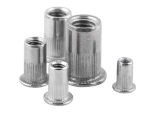 Alu-Dübelmutter / Blindmutter M5 für 7mm Loch, 10 Stück