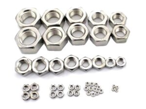 Mutter / Sechskantmuttern - M5 Hexagon aus Edelstahl im 20er-Set