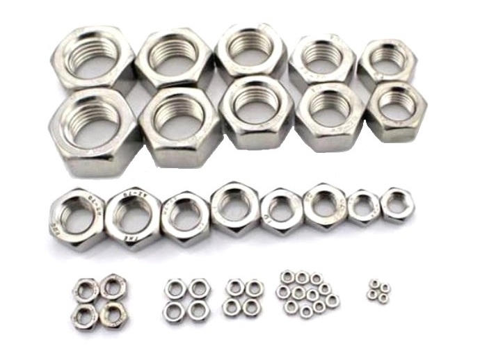 Mutter / Sechskantmuttern - M5 Hexagon aus Edelstahl im 20er-Set