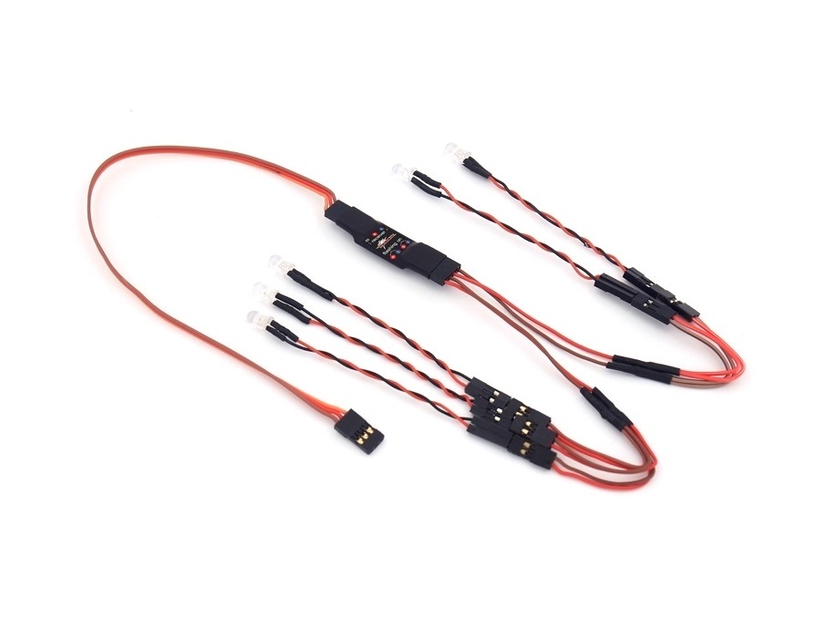 LED Beleuchtung - 2x rot / 3x grün - DTM-1031 von Dynam