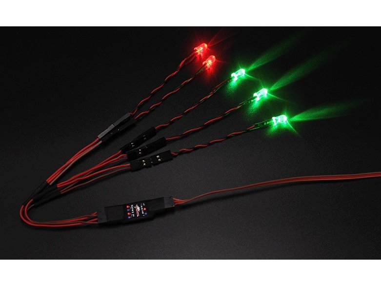 LED Beleuchtung - 2x rot / 3x grün - DTM-1031 von Dynam – Bild 4