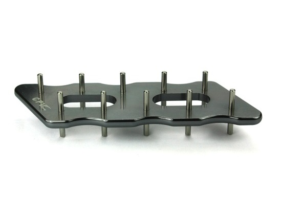 Motor-Ritzelhalter für 540er Motor Ritzel - aluminium - titan