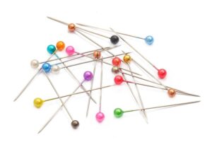 Modellbau-Stecknadeln - SCHWARZ - Pins / Stossnadeln - Länge: 38mm - 100er-Set