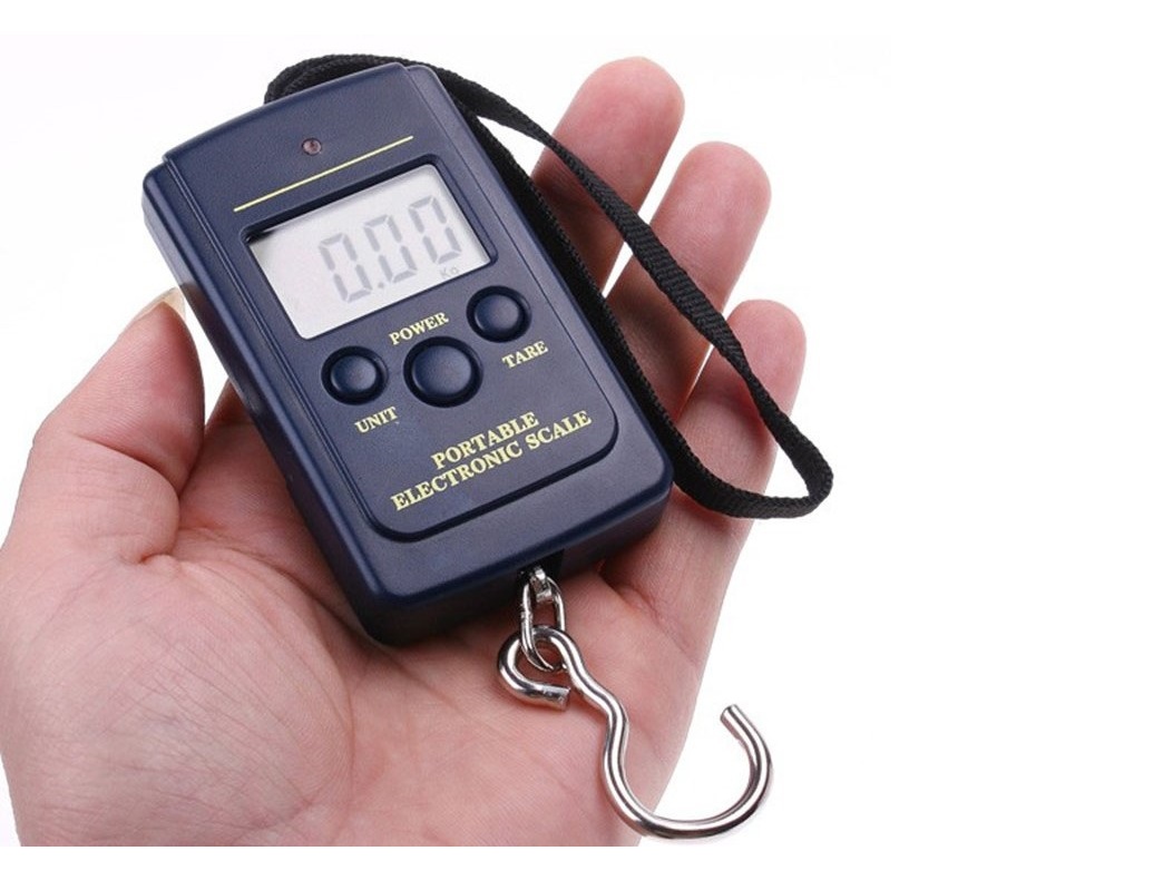 Digitale Kofferwaage / Fischwaage / Schubwaage bis 50 kg – Bild 4