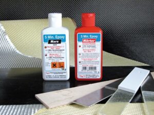 R&G 5-Minunten Epoxy Stehflaschen 2x100g SCS