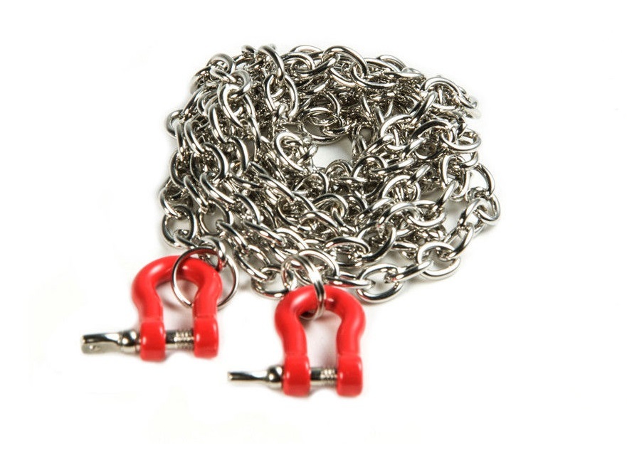 Abschleppkette / Kette mit Schäkel ca. 90cm für 1:10 / 1:14Modelle – Bild 2