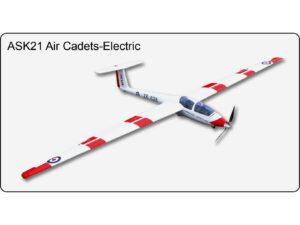 Elektrosegler ASK21 Air Cadets, Spw 2600mm, ARF-Set von Flyfly