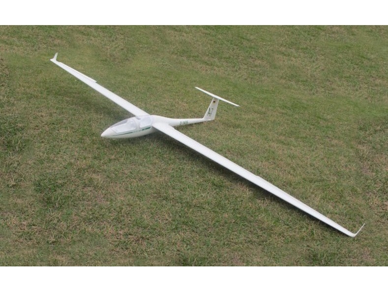 Segelflieger Glider DG-505, Spw 2600mm, ARF-Set, FlyFly – Bild 2
