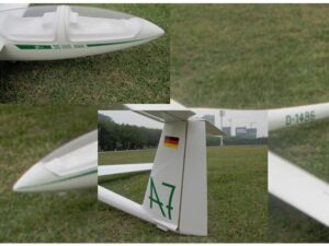 Aufkleber / Sticker zu Segelflieger DG-505 / DG505, Spw 2600mm, FlyFly
