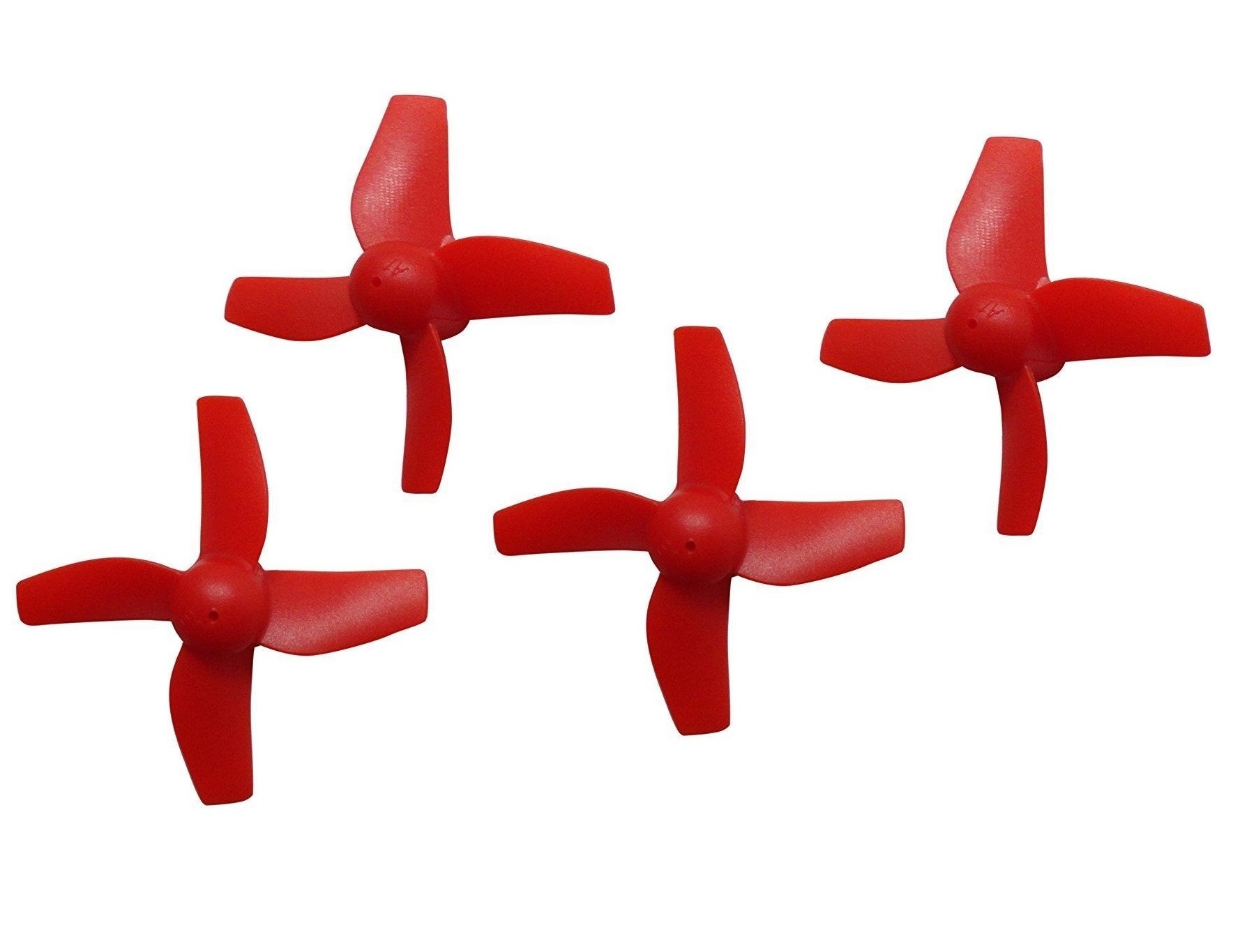 Propeller rot zu Tiny Whoop 10S- FPV-Race Copter - 2x CW, 2x CCW