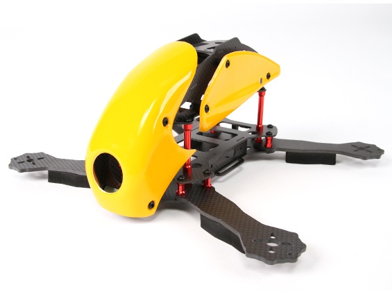 FPV Quadrocopter Robocat 270, CFK/Carbon, Kit-Bausatz nur Frame