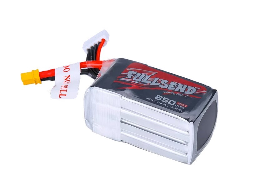 iFlight Fullsend LiPo Akku 4S / 14.8V, 850mAh, 95C - XT30 – Bild 2