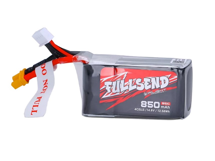 iFlight Fullsend LiPo Akku 4S / 14.8V, 850mAh, 95C - XT30 – Bild 3
