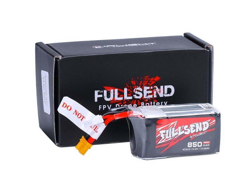 iFlight Fullsend LiPo Akku 4S / 14.8V, 850mAh, 95C - XT30 – Bild 4