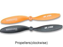 Propeller / Luftschraube 10x4.7 linksdrehend zu Copter UFO-MX400S Z-02
