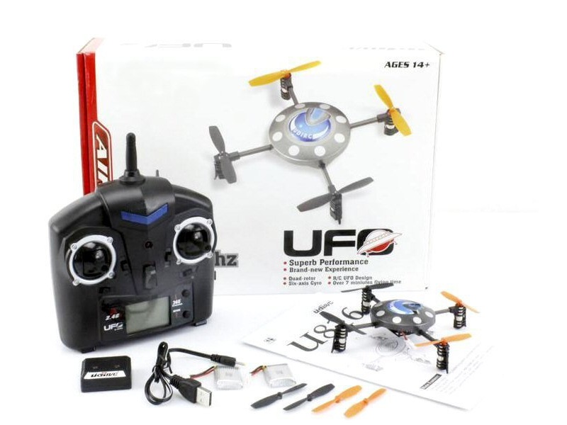 Mini 3D Quadrocopter UFO, RTF-Komplettset von UDIRC – Bild 4