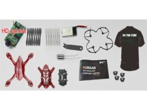 Crash-Set / Value Pack H107-A38 zu Hubsan H107C X4 HD-Kamera und T-Shirt XL