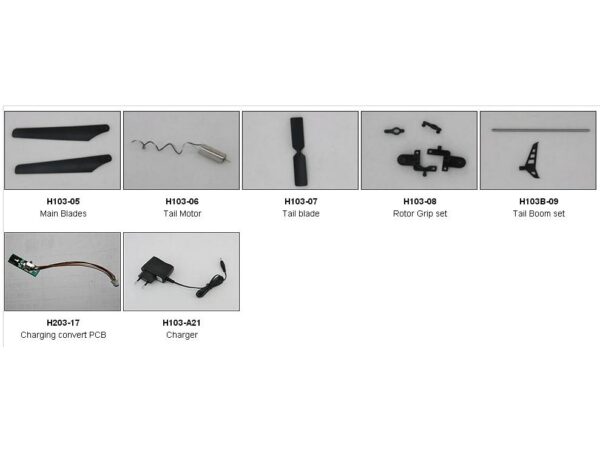 H103-07 Tail blade, Hubsan