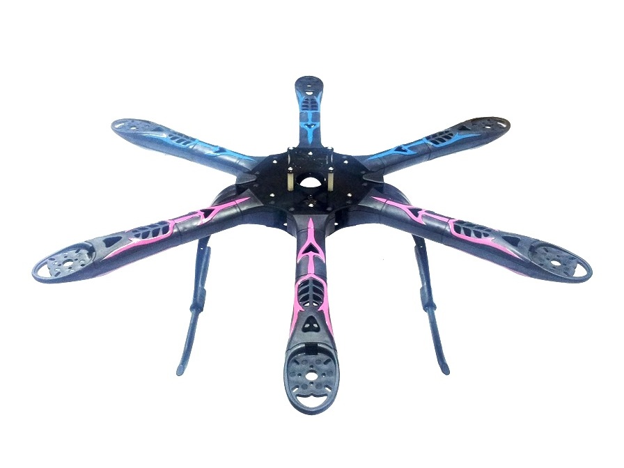 Hexacopter FLYINGHUNTER Hex6 550 ARF-Bausatz JETFUN