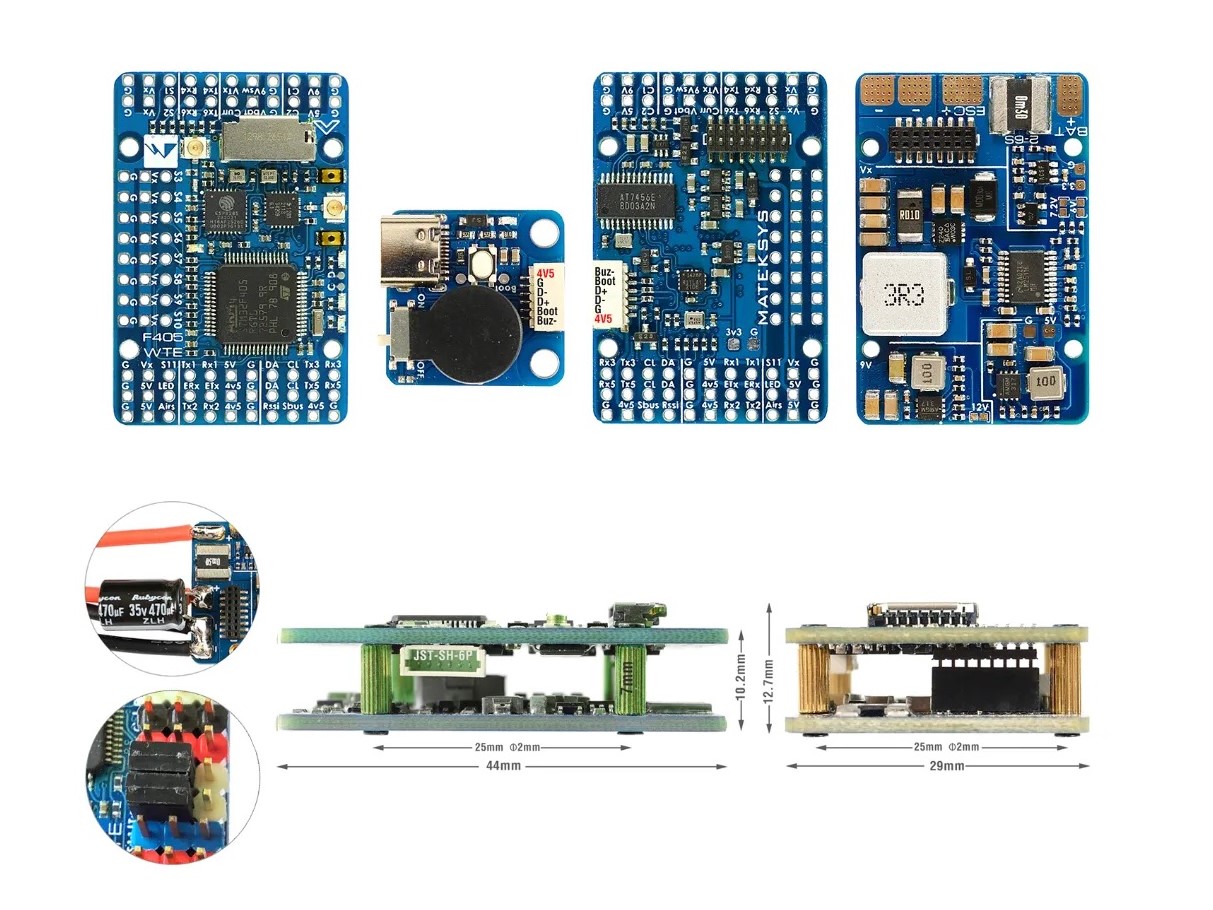 Matek Systems Flight Controller F405-WTE für Flächenflugzeuge – Bild 2