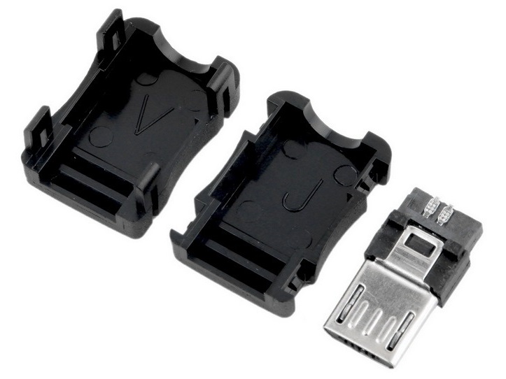 Micro USB-Stecker - 5 Pin T Port - 21x11x7mm – Bild 2