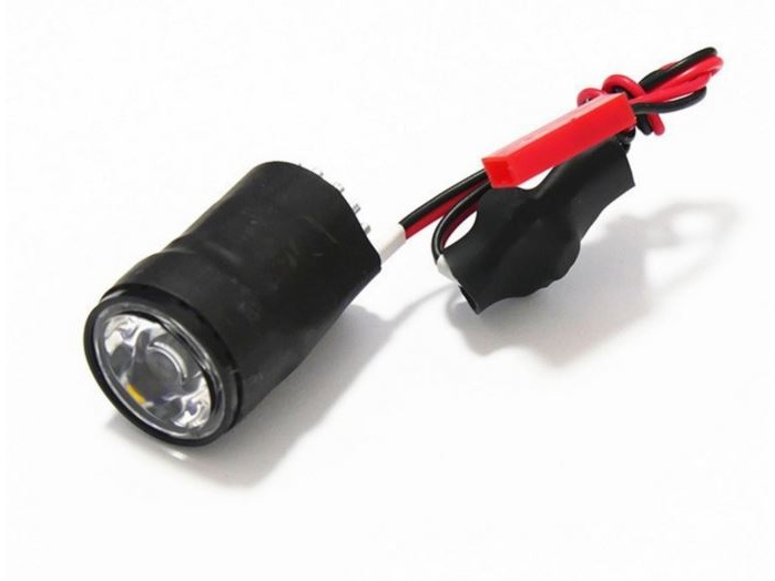LED Scheinwerfer / Spot - 3W/12V - ROT - für Quadro / Multicopter