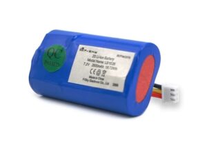 Akku Li-Ion Liion 18650 / 2S, 7.2v 2600mAh zu FrSky Horus X10 - Twin X14