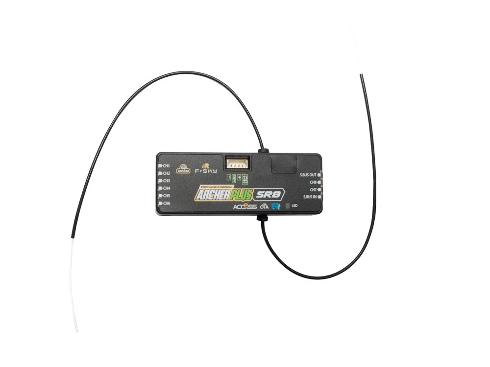 FrSky Archer Plus SR8 Empfänger - ACCESS & ACCST D16 - mit Gyro – Bild 2