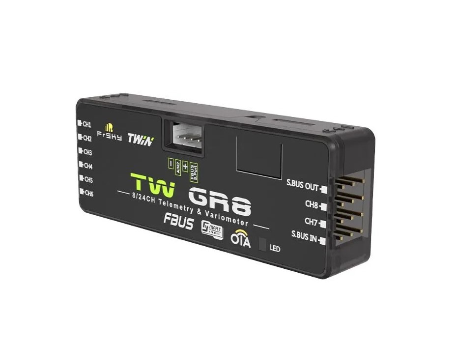 FrSky TWIN-Empfänger TW GR8 - 8-Kanal – Bild 2