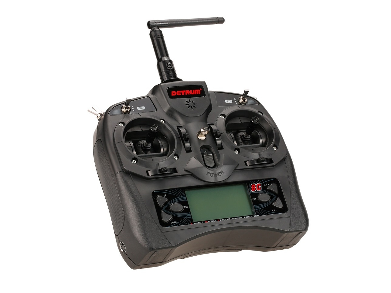 Sender 8C Gavin mit 8-Kanal Empfänger Detrum SR86A-G GPS Autopilot