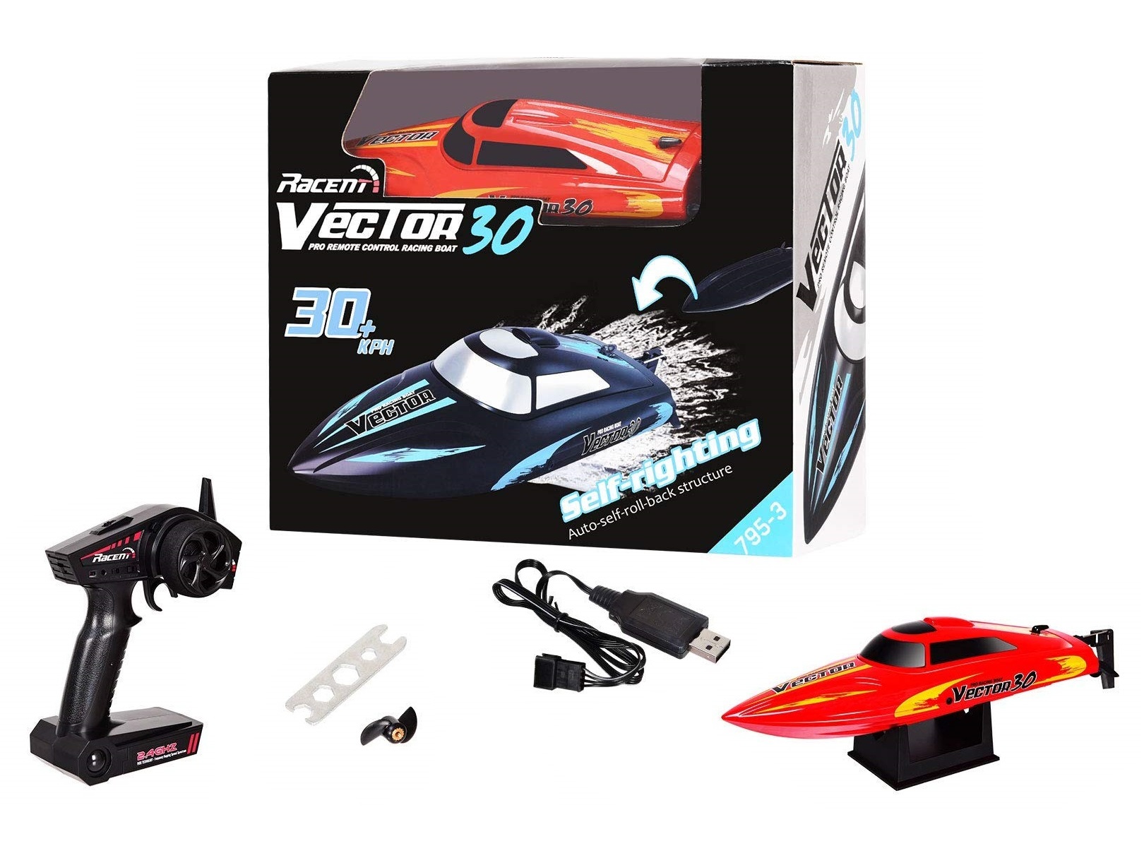 Brushed Rennboot, Vector 30, RTR-Set von Volantex – Bild 4