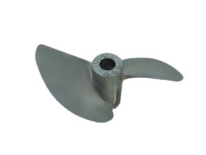 Schiffsschraube 2 Blatt Alu, Durchmesser x Pitch  54 x 1.4", für 5mm Welle
