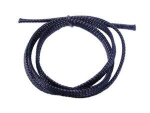 Geflechtschlauch / PET Kabelschutz-Schlauch geflochten, 1 Meter Durchmesser 6mm