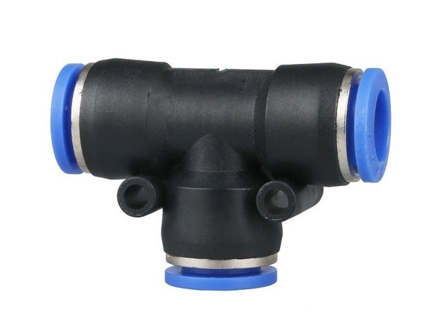 Original FESTO Schlauchkupplung, 3-fach, T-Steckverbindung 4mm